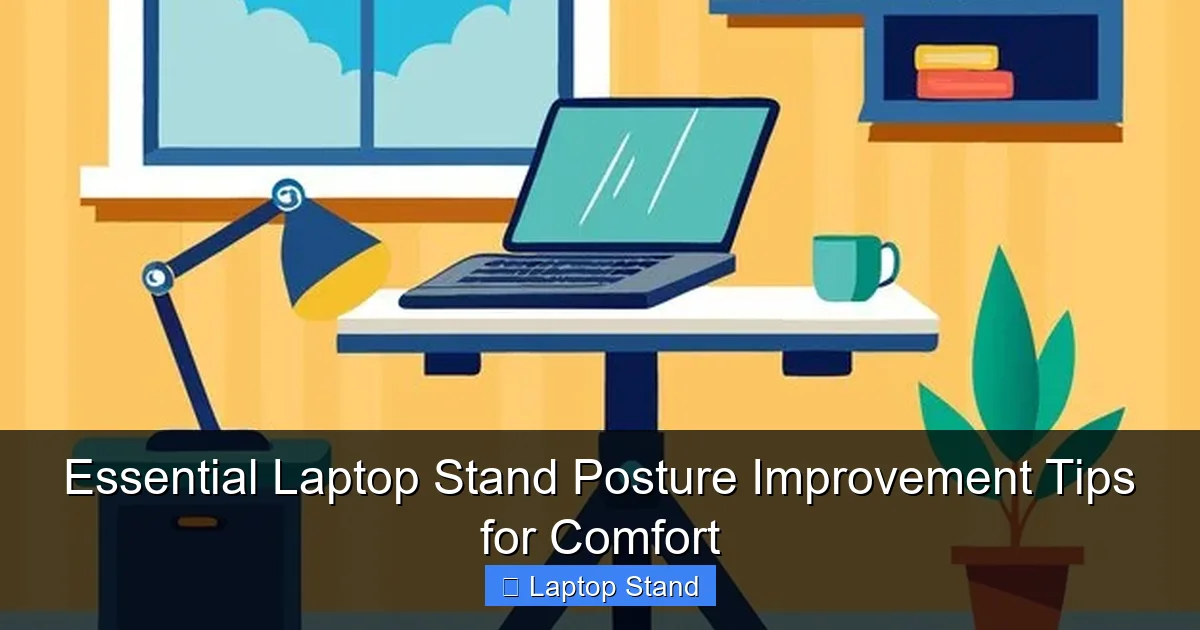 Essential Laptop Stand Posture Improvement Tips for Comfort