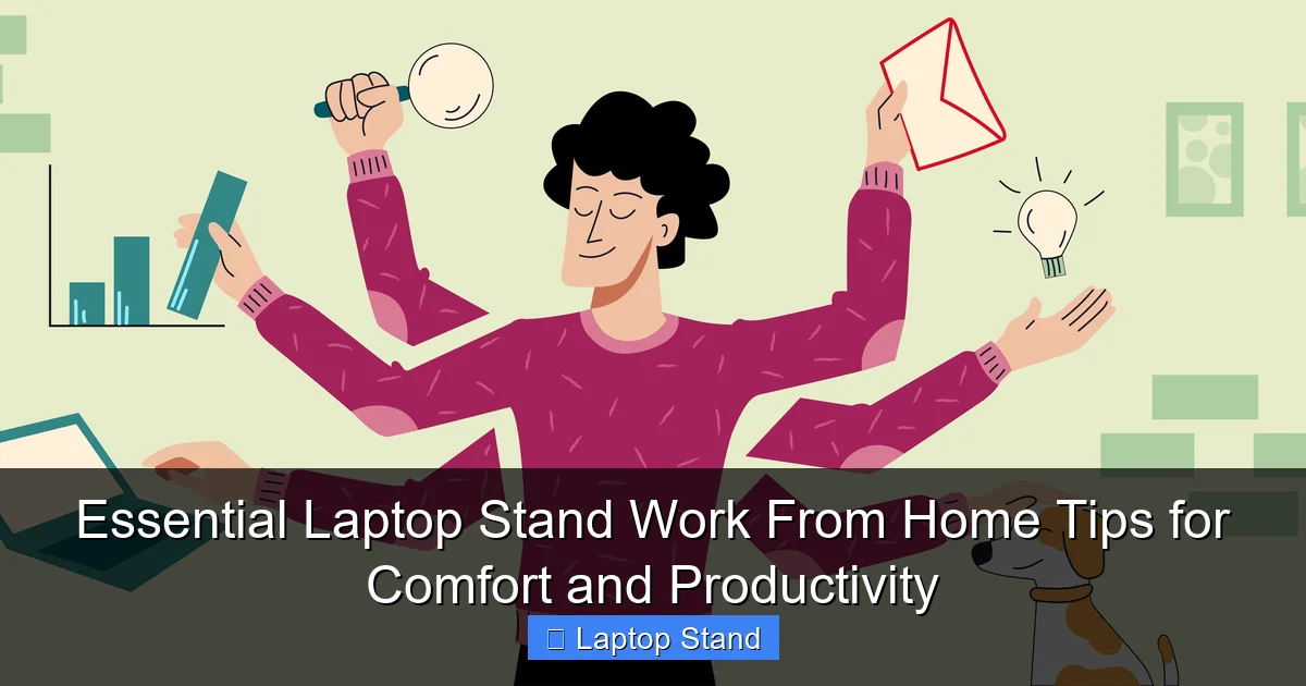 Essential Laptop Stand Work From Home Tips for Comfort and Productivity