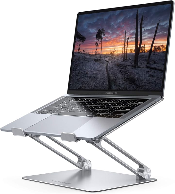 Lamicall Portable Laptop Riser, Foldable Aluminum Stand for MacBook an
