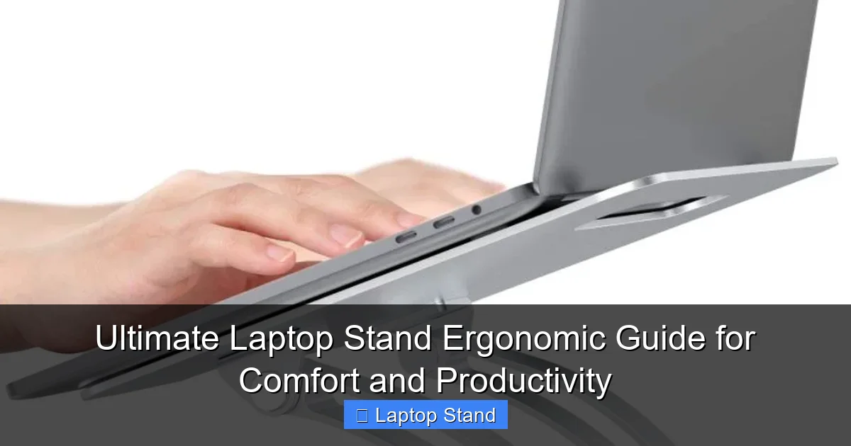 Ultimate Laptop Stand Ergonomic Guide for Comfort and Productivity